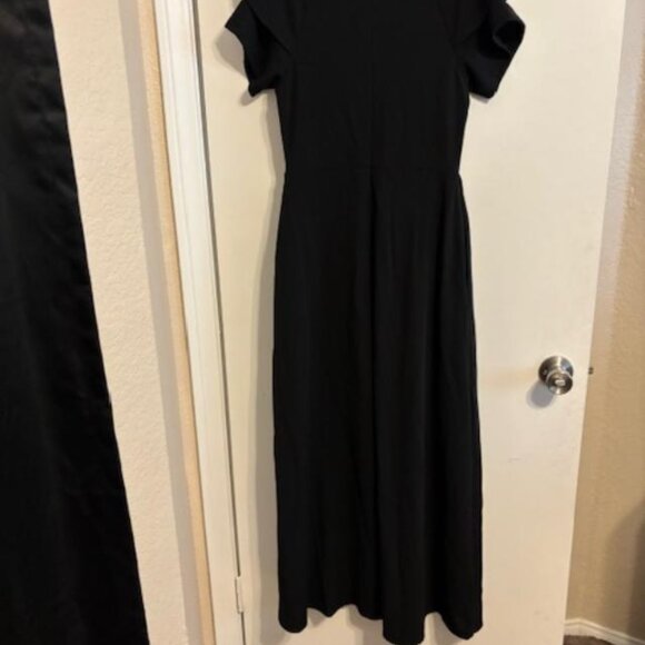 Anatoky Womens V Neck Short Sleeve Split Evening Cocktail Dress Size M Formal Ma - Picture 7 of 8